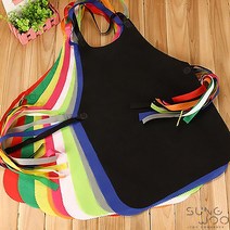 컬러부직포앞치마 요리사모자 색상선택, (소) 화이트요리사모자(25cm), (대) 주황앞치마