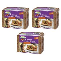 메스테마허 캐럿 프로틴 브레드, 3개, 250g