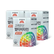 [솔가비타민e400] 고려은단 멀티비타민 올인원 60정, 3개