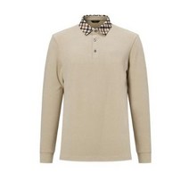 닥스 남성용 소프트 스트레치 체크 카라 티셔츠 DGTS1D952I2