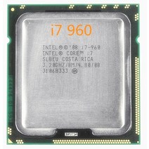 i73770 원래 인텔 코어 I7 960 프로세서 3.2GHz 쿼드 LGA 1366 130W 8M 캐시 데스크탑 i7-960 CP