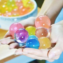 초대형워터비즈 젤리구슬 크리스탈비즈 수정토 수경재배 가습 원예용 개구리알 컬러소일 식물 조경