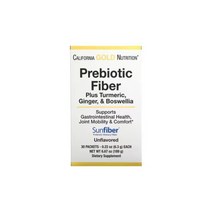 캘리포니아골드뉴트리션 진저 보스웰리아 Prebiotic Fiber Turmeric Ginger Boswellia 30포