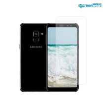 삼성 갤럭시A8 2018 고투명 액정보호 필름 1+1, 올레포빅(2매)