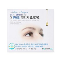 지엠팜 더루테인 알티지 오메가3 60캡슐, 60정, 1개, 60정