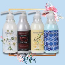 더허브스토리 고보습 대용량 바디 로션 500m 퍼퓸 향기좋은 크림 여름, 04. 화이트 머스크, 본상품선택