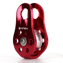 등산 로프 풀리 Arborist 나무 등반 20KN 또는 2000kg 빨간색, 01 Red