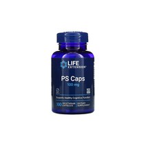 라이프 익스텐션 PS Caps 100mg 100식물성캡슐 포스파티딜세린 미정질셀룰로오스 식물성셀룰로오스 인산이칼슘 해바라기레시틴 말토덱스트린 실리카 스테아르산 규산칼슘