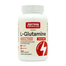 자로우 포뮬러스 비건 L-글루타민 1000 mg 100 타블렛, 1병, 100정