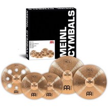Meinl Cymbals HCS 브론즈 확장 드럼 심벌즈 세트 박스 팩 하이햇 14개 트래