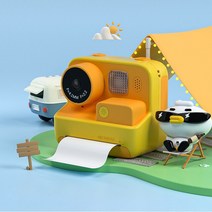 디지털카메라추천 미러리스 캐논 니콘어린이 즉석 프린트 카메라 1080P 비디오 사진 디지털 카메라 프린, 02 Yellow_02 With 32G SD Card