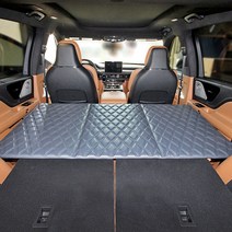 [카빛나]SUV 팰리세이드 트래버스 쏘렌토 모하비더마스터 차박매트 평탄화매트, R94D, 블랙/레드, MQ4쏘렌토(6인)