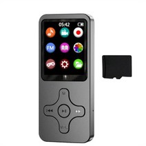 미니 MP3 MP4 플레이어 1.8 인치 LCD 화면 블루투스 스피커 Hifi 음악 워크맨 FM 라디오 녹음, 02 as shown