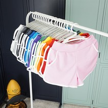 제니유 여성 핫숏 배색 3부 반바지 여름 트레이닝복 팬츠
