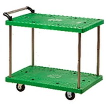 업소용 운반 밀차 식당 플라스틱 2단 대차 카트 미니, 1