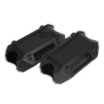 오토바이엔진가드 커버 25mm 모터 충돌 바 범퍼 장식 가드 블록 bmw r1150gs, 검은색
