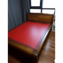 흙표흙침대 2인용 고급사양 원목 가죽 프레임
