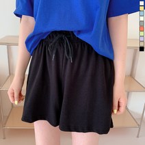 티데일리 여성용 포텐 3부 트레이닝 숏팬츠 캐주얼 밴딩 반바지
