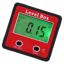 Retail Digital Protractor Inclinometer Horizontal Protractor Electronic Leveling Box Magnetic Base M, 한개옵션0