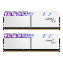 엠지컴/G.SKILL DDR4 32G PC4-28800 CL18 TRIDENT Z ROYAL 실버 (16Gx2)