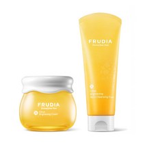 [후르디아] 감귤 크림&클렌징폼 2종 세트(미백&안색관리), 상세 설명 참조