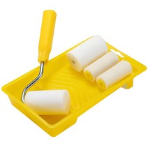 벽화 수리 브러시 장식 키트 2 인치 작은 페인트 롤러 트레이 세트 회화 6PCS 미니 거품 페인트 롤러, 보여진 바와 같이, 하나, 한개옵션0