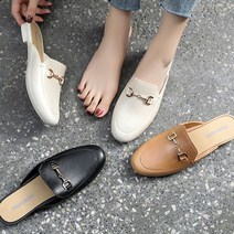 둥근코 장마철 젤리슈즈 블로퍼 단화 뮬 슬리퍼 뮬슬리퍼 로퍼 블