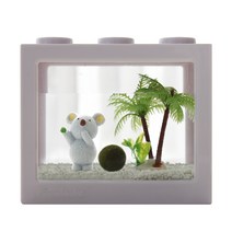 세남자바스켓 코알라 친구들과 국산 마리모 키우기 DIY세트, 일어서코알라+흰색 블럭
