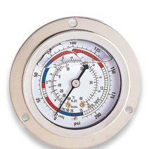 제이엠컴-아시안퍼스트-오일게이지 FRG250GF 저압용(청색) (1EA) 압력게이지 오일게이지 냉동오일게이지 측정오일게이지 유압게이지-JS