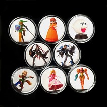 전체 세트 8Pcs Bayonetta 2 Amxxboen 카드 NFC Ntag215 스티커 인쇄 컬렉션 동전 게임 NS 스위치