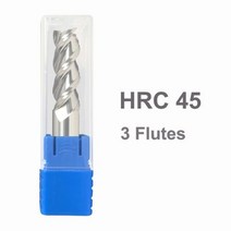 엔드밀 앤드밀 밀링 커터 HRC45 55 카바이드 텅스텐 엔드 밀 CNC 3 플루트 알루미늄 구리 플라스틱 4 6 8mm 10mm 12mm 14mm 16mm 18mm 20mm 24, D2.5x4x8x50L-3T, 8.D2.5x4x8x50L-3T - HRC45