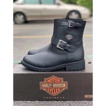 싼타팡 할리데이비슨 워커 부츠 남녀공용 오토바이 슈즈 Harley Davidson, 265MM