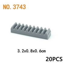 안티프래질 빌딩 블록 MOC 기술 부품 기어 크로스 액슬 시리즈 호환 70905 45300 3709 87081 45590 교육용 크리에이티브 완구, 37 3743