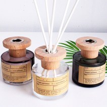 심플 우드 차량용 천연 디퓨저 방향제 답례품 집들이 100ml 거실 실내 인테리어 방향제 답례품 집들이 선물, 다크그레이_교보문고