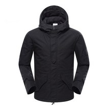 폴라텍 가을 겨울 남성 야외 재킷 위장 후드 전투 육군 전술 코트 방수 방풍 윈드브레이커