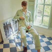 [발코니][3958-BBFHP] 샤이니 파자마Ⅱ(men) Green