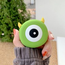 갤럭시 버즈2 프로 케이스 라이브 버즈 디즈니 짱구 토이스토리 삼다수 포켓몬 몬스터볼 스머프 토터넘 블루 대한항공 팹시 화이트 하이브로우 게토레이 토트넘 화이트 라이브, 몬스터주식회사 마이크(초록색)
