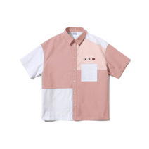 OIOI 오아이오아이 COLOR BLOCK SHIRTS PINK