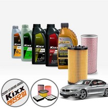 BMW (15-20) 420i F32 그란쿠페 (N20) 가솔린 킥스파오 5w20 5w30 5w40 합성엔진오일 6통+흡기+오일필터 KPT-138 cs06006, 벡스 5W30 직수입롱라이프