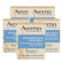 Aveeno 입욕제 수딩 보습제 오트밀 천연성분 8패킷x5팩 40회분