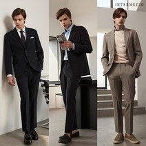 인터메조 24SS 워셔블 컴포터블 1벌 셋업 수트 IMESMSJ/SP201
