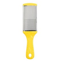 페디큐어용 풋 파일 스테인레스 페디큐어 도구 각질 제거 발 블레이드 교체형 케어 브러시 굳은살, yellow