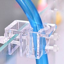 콩돌 산소공급기 기포발생기 실리콘 에어호스 어항 고정 집게 클램프, 유앤아이몰 어항 클램프