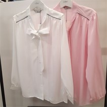 르샵 르샵 NC02 핑배색타이블라우스 LL3BL100A (8170985)
