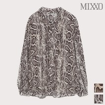 미쏘 뱀피 리본 스트랩 블라우스 MIWBL9922A