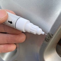 크롬휠 휠붓펜 휠복원 휠페인트 휠도색 긁힘, 본상품선택, 크롬휠붓펜+사포