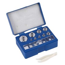 분동 세트 교정용 분동 정밀 판상 분동 10mg-100g 교정용 캘리브레이션 웨이트 세트 역학 실험 화학 물리학 웨이트 17개