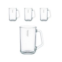 글라스락 내열 강화유리 이지그립 머그컵 480ml, 투명, 17개