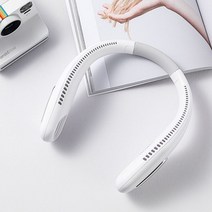리치맨 넥팬 넥밴드 목걸이선풍기 넥풍기 목풍기 휴대용 손이편한 지하철 버스에서 완전 편리 농사할때 땀찰때, 그린