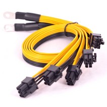 O 터미널 인터페이스-6 핀 커넥터 서버 전원 공급 장치 케이블 PCI-E Express For Antminer S9 S9j L3 + Z9 D3 Bitmain Miner PSU, 01 0.4m _ 01 5x6pin cable, 01 5x6pin cable_01 0.4m